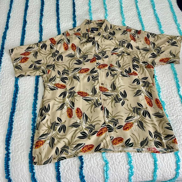 Tropical Island Men's Shirt (size XL) - Picture 1 of 3